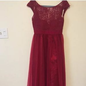 Gala dress Gown Prom Long dress size 6 Lace top